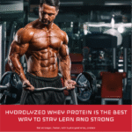 A muscular man in a gym, showcasing strength training and intense workout in a modern fitness environment