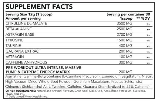 Nutritional Facts- Death Face V2