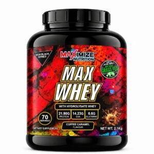 Maximize Nutrition Max Whey Protein Powder – Coffee Caramel